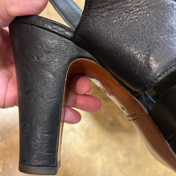 Designer Chie Mihara Black Women's Heeled Sandals - Picture 8 of 11